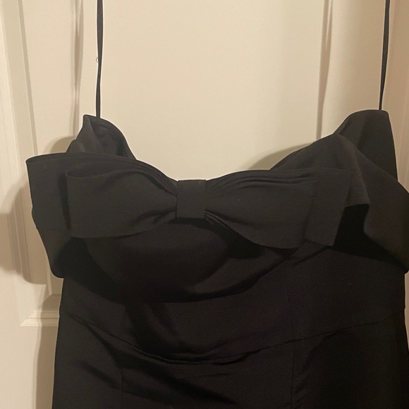 Amsale Black Strapless Gown - Picture 4 of 5